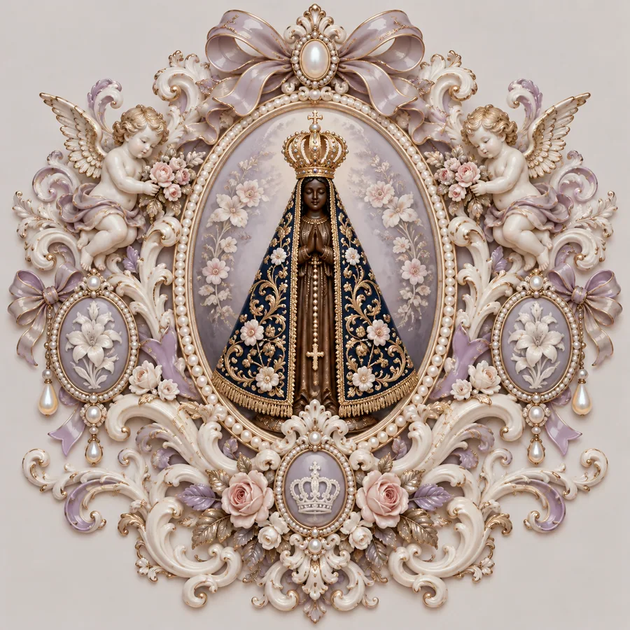 Estampa de Nossa Senhora Aparecida — amostra 06 de 50