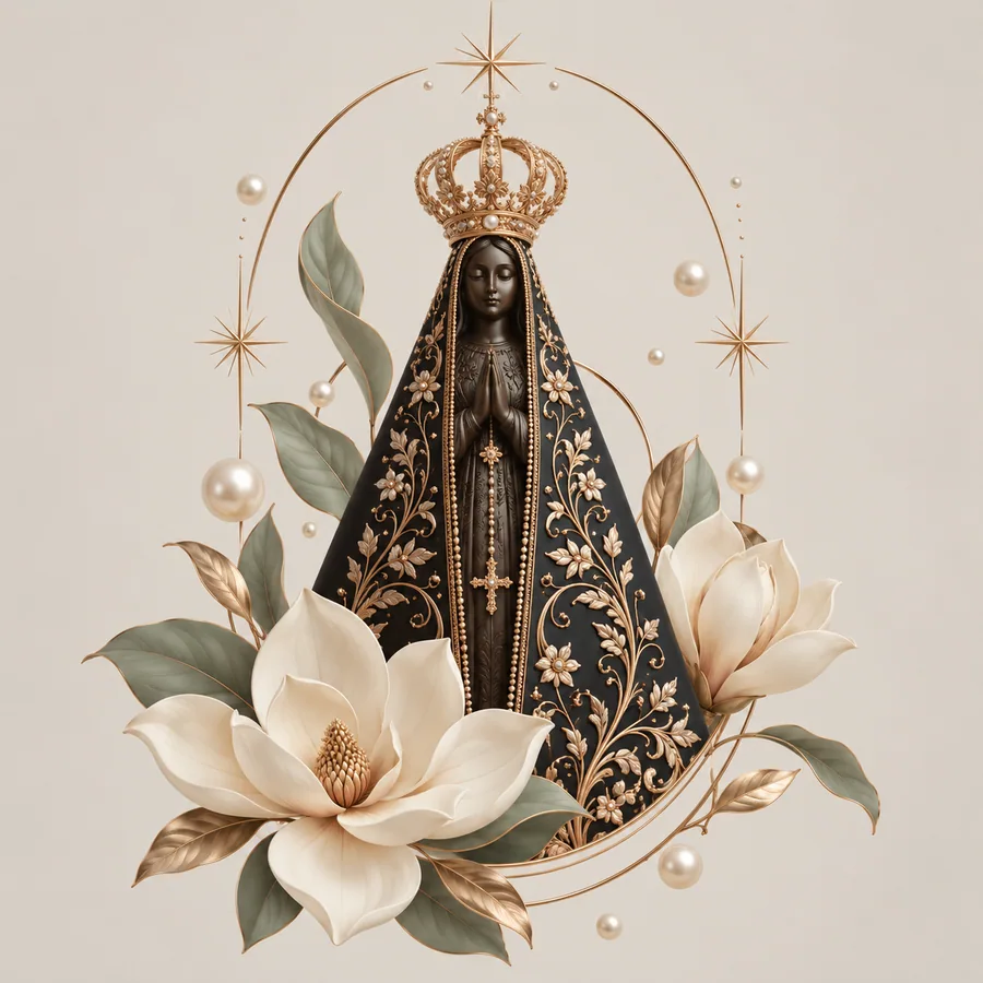 Estampa de Nossa Senhora Aparecida — amostra 10 de 50