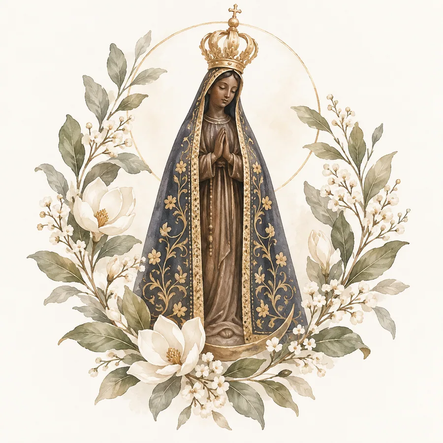 Estampa de Nossa Senhora Aparecida — amostra 12 de 50