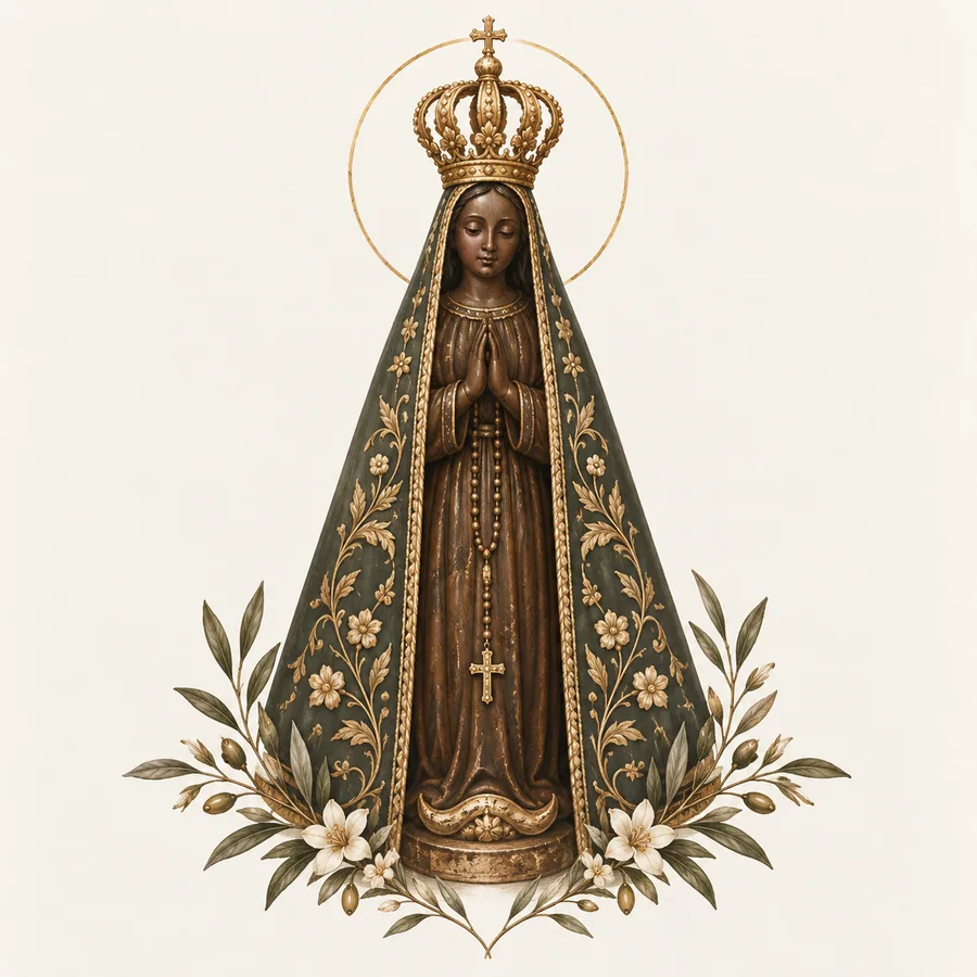 Estampa de Nossa Senhora Aparecida — amostra 13 de 50