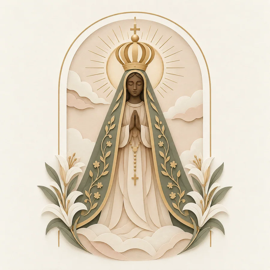 Estampa de Nossa Senhora Aparecida — amostra 15 de 50