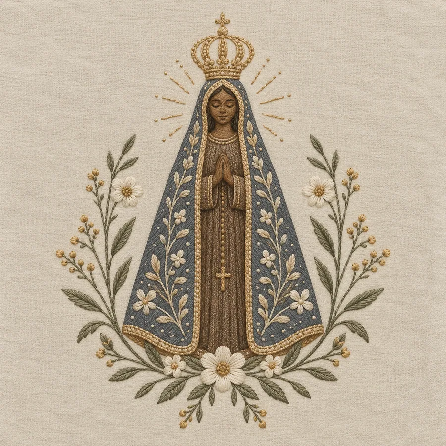 Estampa de Nossa Senhora Aparecida — amostra 16 de 50