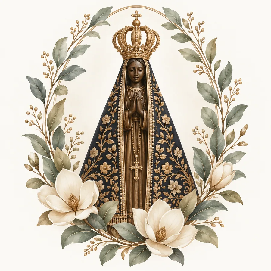 Estampa de Nossa Senhora Aparecida — amostra 17 de 50