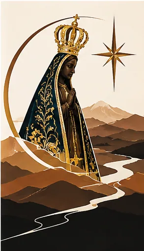 Estampa de Nossa Senhora Aparecida — amostra 23 de 50
