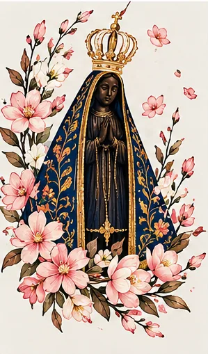Estampa de Nossa Senhora Aparecida — amostra 27 de 50