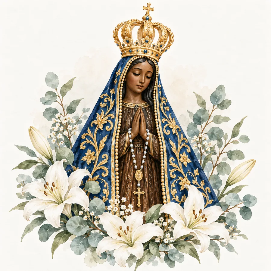 Estampa de Nossa Senhora Aparecida — amostra 31 de 50