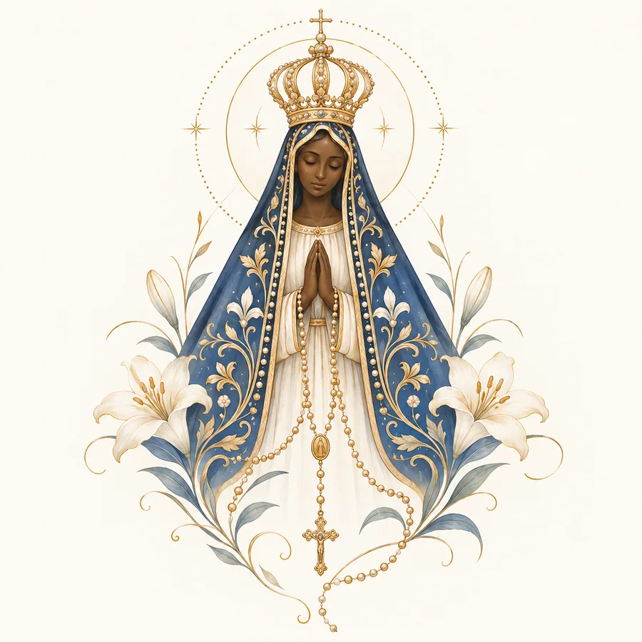Estampa de Nossa Senhora Aparecida — amostra 34 de 50