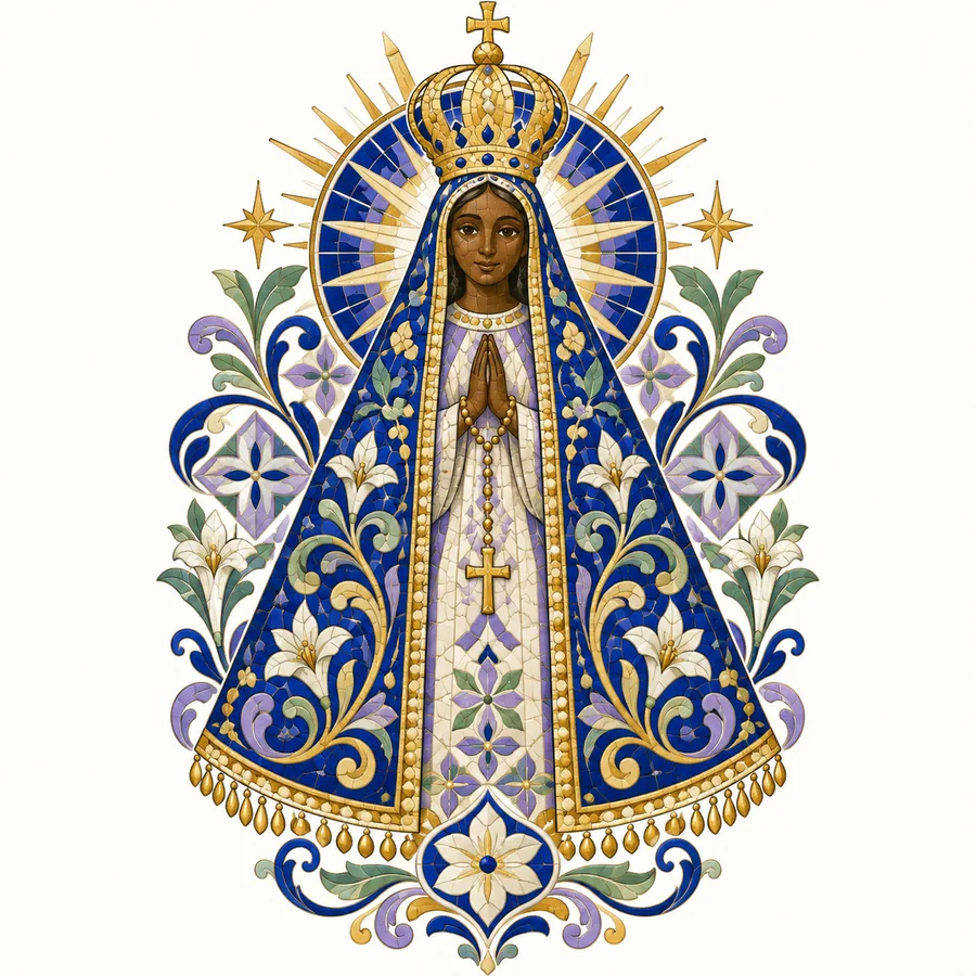 Estampa de Nossa Senhora Aparecida — amostra 39 de 50