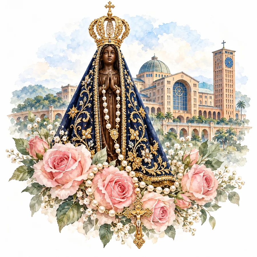 Estampa de Nossa Senhora Aparecida — amostra 41 de 50