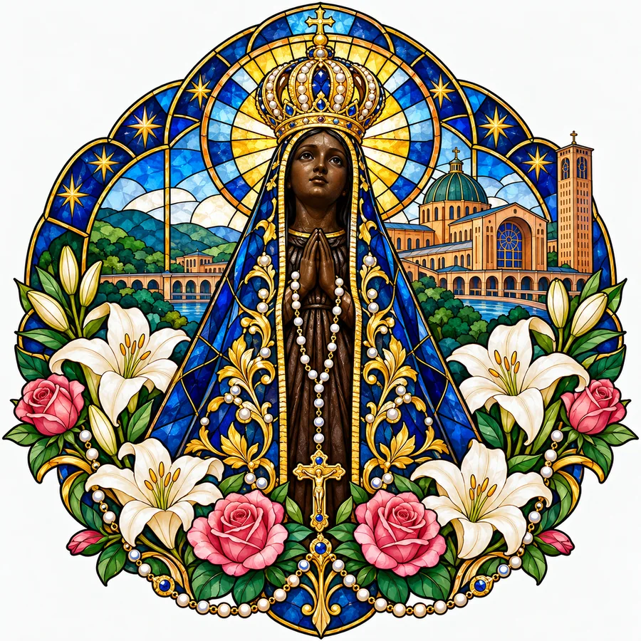Estampa de Nossa Senhora Aparecida — amostra 43 de 50