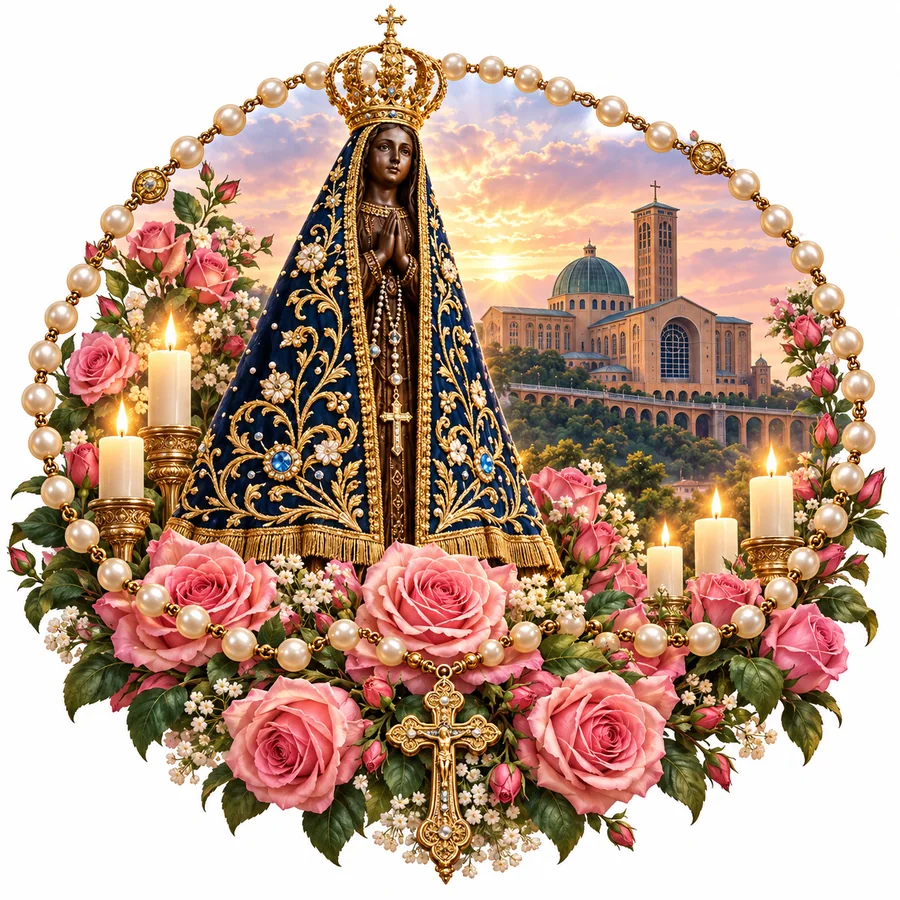 Estampa de Nossa Senhora Aparecida — amostra 50 de 50